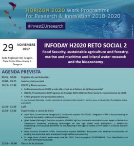 Lee más sobre el artículo INFODAY H2020 RETO SOCIAL 2