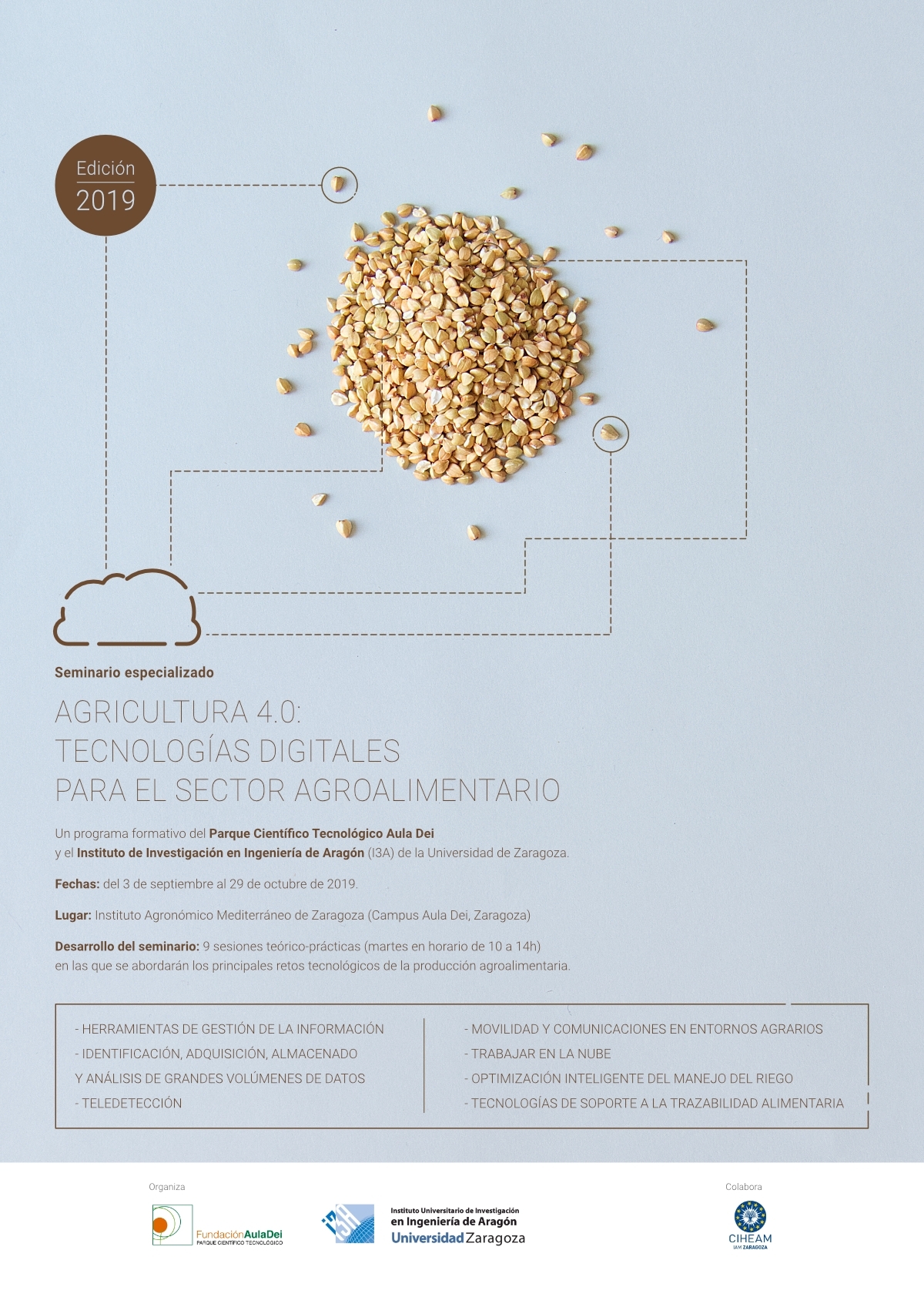 En este momento estás viendo Nueva Edición Curso Agricultura 4.0: Tecnologías digitales para el sector agroalimentario